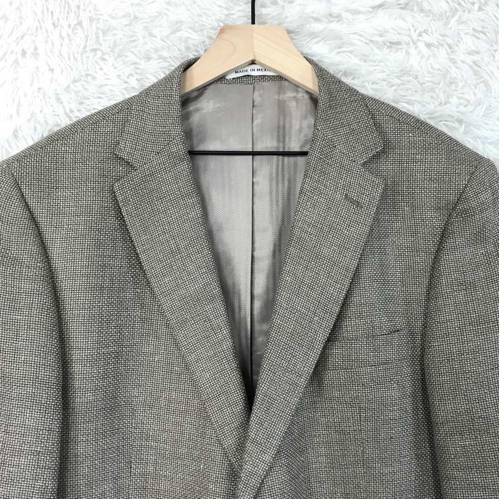 SOLDLinen Wool Sport Coat Beige Reda Joseph Abboud - Picture 2 of 8